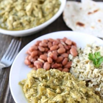 Slow Cooker Chicken Chile Verde