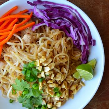 Easy Pad Thai with Chicken