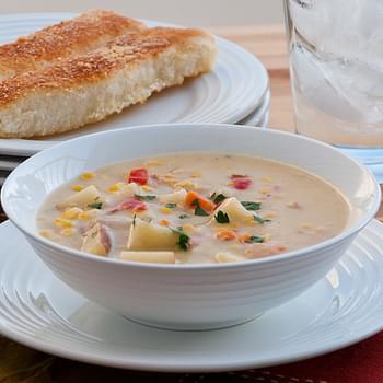 Bacon and Corn Chowder {Slow Cooker}