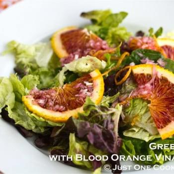 Green Salad with Blood Orange Vinaigrette