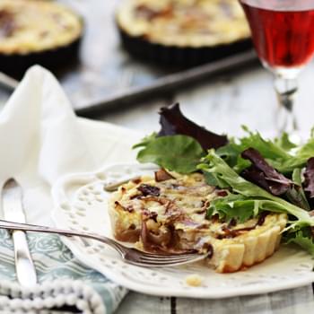 Caramelized Onion Quiche with Dubliner