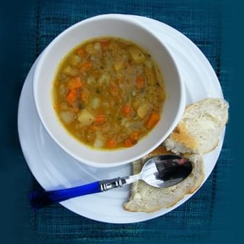 Scottish Tattie, Neep and Carrot Soup