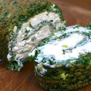 Spinach And Cheese Roulade