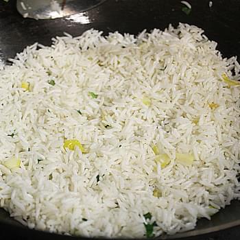 British Indian Restaurant (BIR) Style Lemon Fried Rice