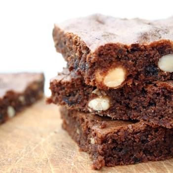 Prune And Almond Brownies