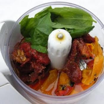 Roast Pepper & Sundried Tomato Pasta Salad with Feta