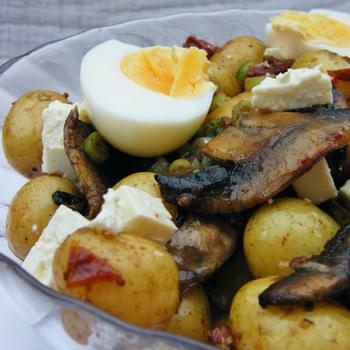 Hearty Potato, Egg & Apetina Salad