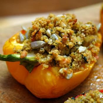 Haggis Stuffed Peppers With Couscous And Brie