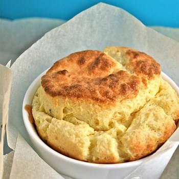 Goats Cheese Soufflé recipe with thyme