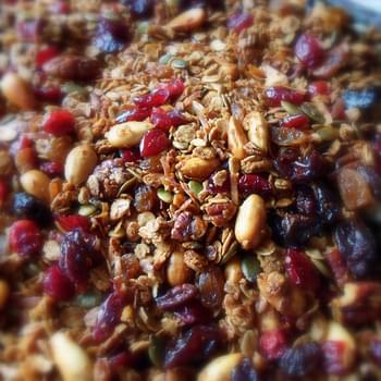 *Chunky Chewy Fruit and Nut Granola*