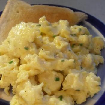 Cheese and Chive Scrambled Eggs