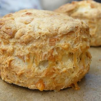 Yoghurt Scones with a Trio of Cheeses
