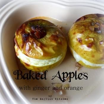 Baked Apples with Ginger and Orange