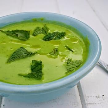 Chilled Pea And Mint Soup