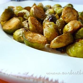 Oven-Roasted Balsamic Brussels Sprouts