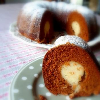 Ginger Cheesecake Filled Gingerbread