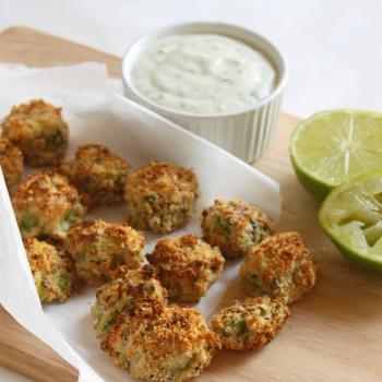 Avocado Poppers With Coriander-lime Mayonnaise