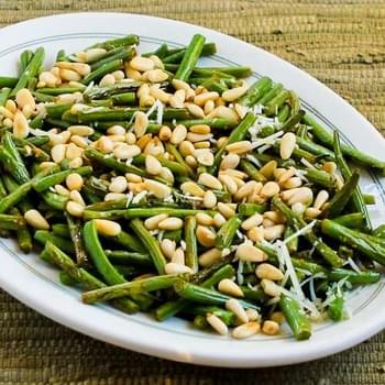Stir-Fried Green Beans with Lemon, Parmesan, and Pine Nuts