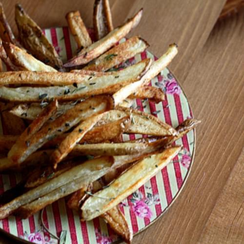 Crunchy Oven Baked Fries with Herbes de Provence