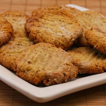 Sugar-Free and Gluten-Free Cookies with Almond and Flaxseed Meal (Gluten-Free)