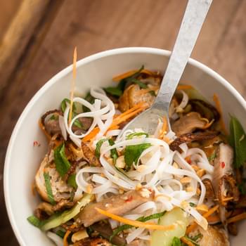 Vietnamese Rice Noodle Salad Bowl