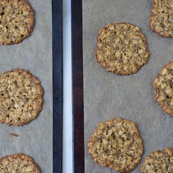 Thinnest Oatmeal Cookies
