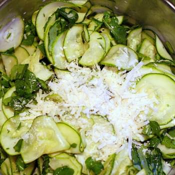 Zucchini Carpaccio Salad