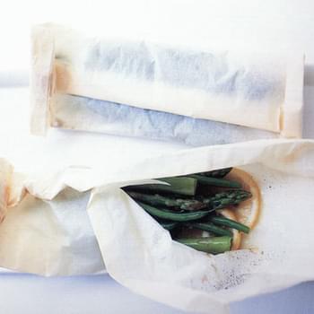 Steamed Veggies in Parchment Parcels