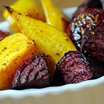 Paleo Roasted Golden & Red Beets