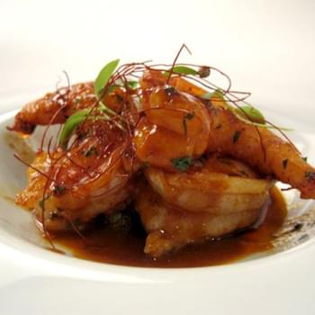Shrimp Alhinho Recipe from Aldea