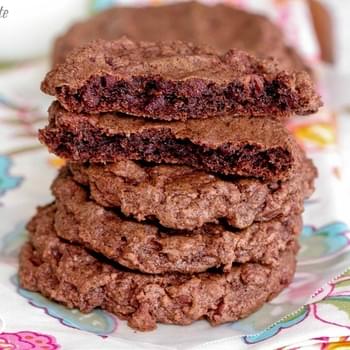 Thin Mint Double Chocolate Chip Cookies