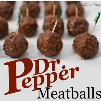 Dr Pepper Meatballs