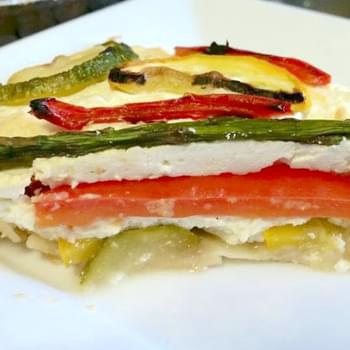 Grilled Summer Vegetable Pie With Lemon Ricotta