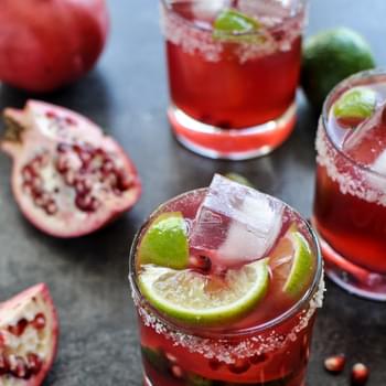 Pomegranate Margaritas
