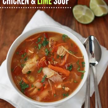 Chicken & Lime Soup (gf, df, paleo, whole30)