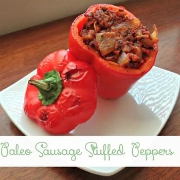 Paleo Sausage Stuffed Pepper