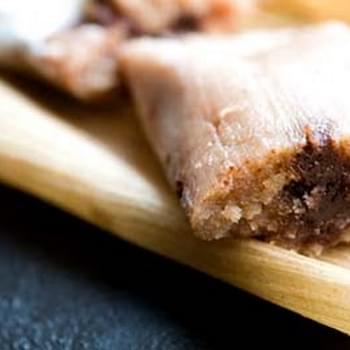 Chocolate Tamales With Pecans And Dried Cherries