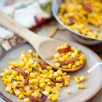 Smoked Paprika Corn with Bacon