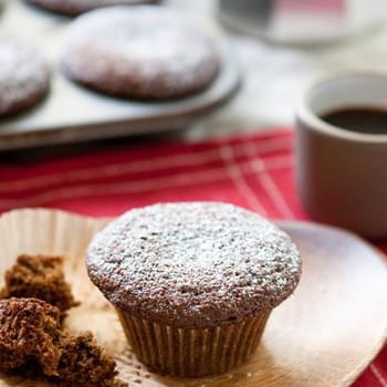 Whole Grain Gingerbread Muffins