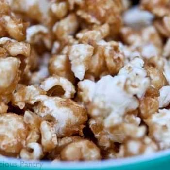 Clean Eating Caramel Popcorn