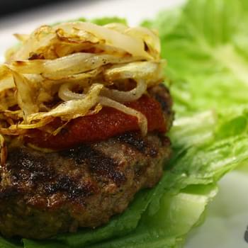 Cajun Burgers with Caramelized Onions