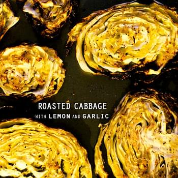 Roasted Cabbage with Lemon and Garlic