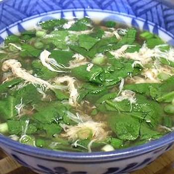 SPINACH EGG DROP SOUP