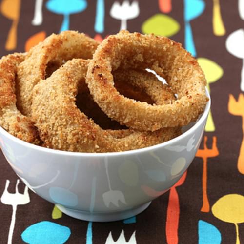 OMG Oven Baked Onion Rings