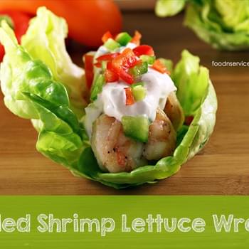 Grilled Shrimp Lettuce Wraps