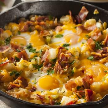 Breakfast Skillet with Diced Red Potatoes