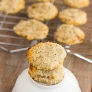 Two-Ingredient Coconut and Banana Cookies