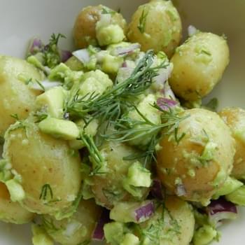 Potato, Avocado And Dill Salad