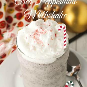 Oreo Peppermint Milkshake