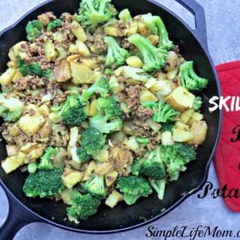 One Skillet Meat and Potatoes